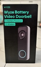 WYZE Battery Video Doorbell Wireless, Color Night Vision, Alexa/Hey Google