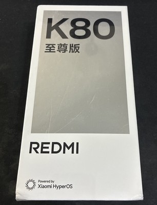 NEW Xiaomi Redmi K80 Ultra Smartphone UNLOCKED, White, 12/256GB, Dimensity 9400+