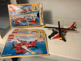 3 LEGO Creator sets:31056 cruiser, 31015 Em express,31057 air blazer,OB, manuals