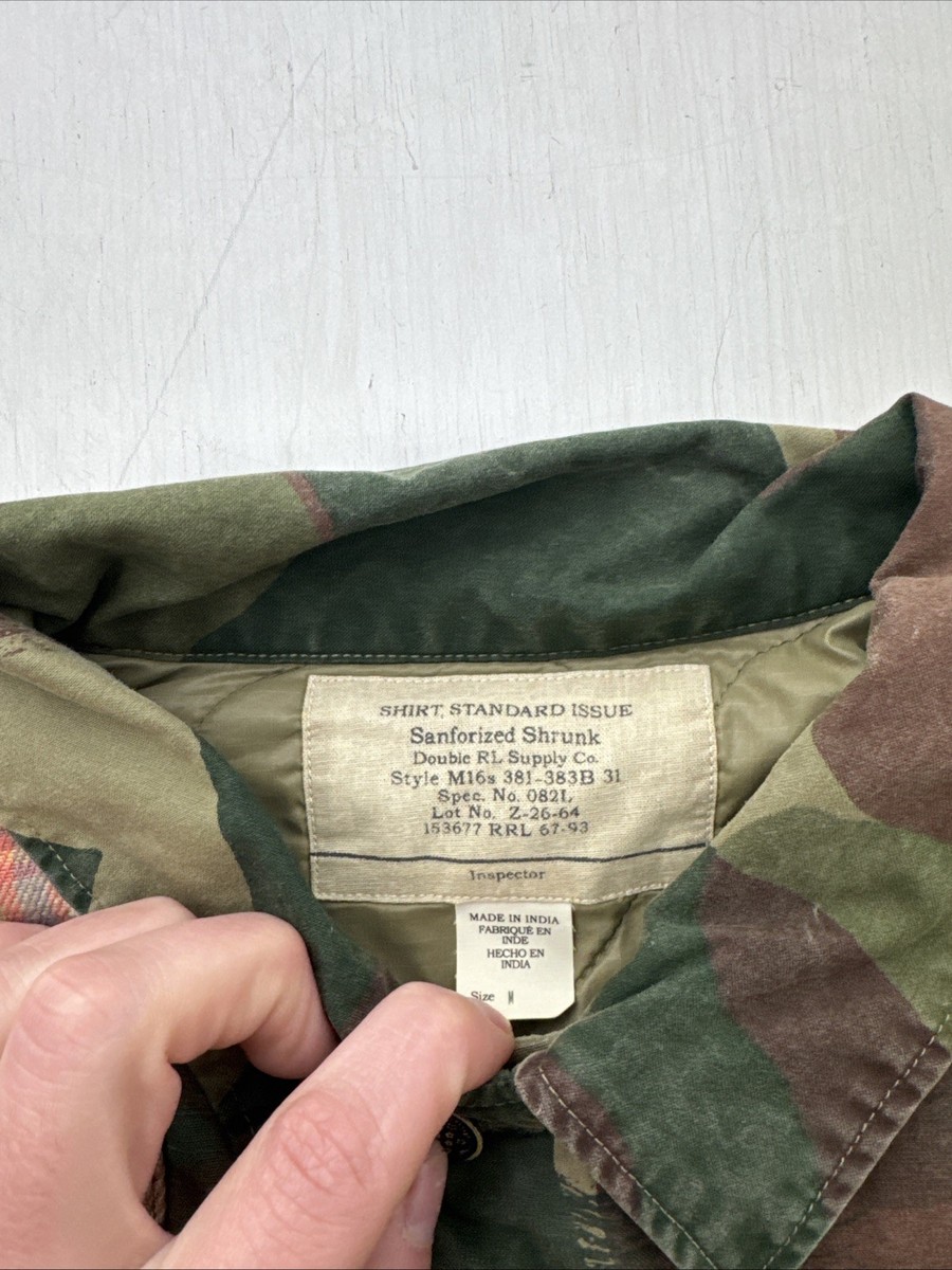 RRL Double RL Ralph Lauren Patchwork Jacket Military Limited