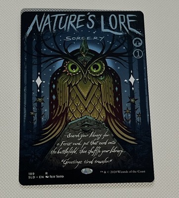 Nature's Lore NM Unplayed Secret Lair Our Show is on Friday MTG