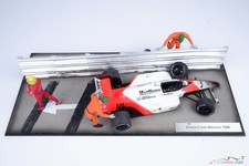 Diorama McLaren MP4/4 - Ayrton Senna crash Monaco 1988 at Portier, 1:18 scale