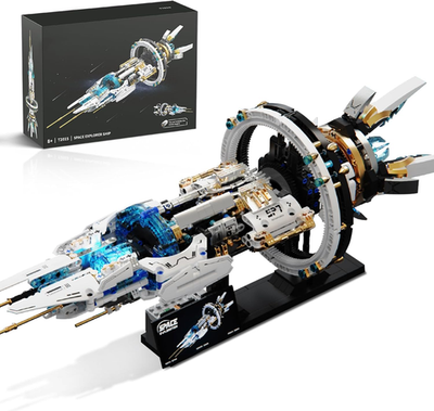 #ad Space Building Set for Adults Space Explorer Ship Building Block Kit Home or O $77.99