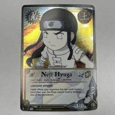 Naruto CCG, Neji Hyuga, 1172, 1st Edition, LP, Foil
