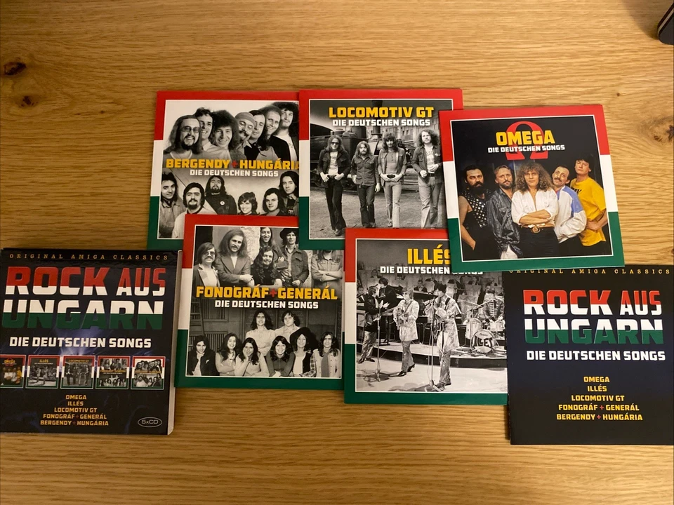 Rock aus Ungarn (Omega, Locomotiv GT, Fonograf, Bergendy, Hungaria)  5 CD-Box ! - Bild 3 von 3