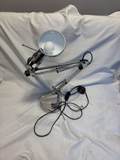 Chrome Angle poise Style Desk Lamp Adjustable Arm Industrial Retro B&Q Tutti
