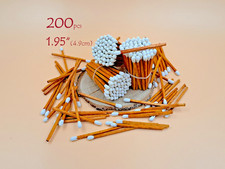 200 Cinnamon color Wooden Matches White Tips 4.9cm 1.95" Candle Craft Decor