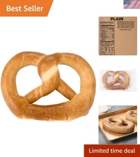 Bakery Authentic Bavarian Plain Soft Pretzel, Pack of 10