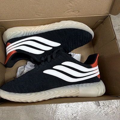 adidas Sobakov Black Raw Amber Core Black/Off White Lace-Up BD7549