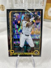 2025 Topps Chrome Update Ronny Simon RC Black Lava Refractor /10 Pirates🔥🔥