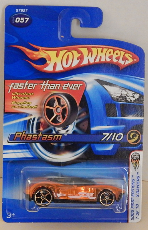 Phastasm Sports Car Hot Wheels 2005-052 First Edition X-Raycers Faster Than Ever