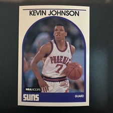 1989 NBA Hoops Kevin Johnson Phoenix Suns #35 NBA Basketball Card
