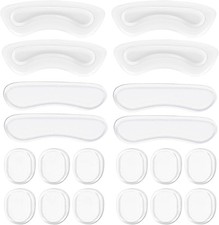 Shoe Heel Pads, Gel Cushion Inserts, Back of Heel Cushion, Clear Heel Pads for W