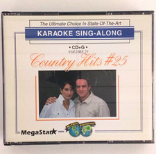 MegaStar Karaoke CD G Country Hits 25 Vol 25 Multiplex CDG1025