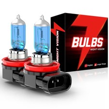 2x H8/H11 Angel Eyes Halo Ring Light Bulbs Xenon For BMW E92 80W 6000K White