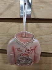 Personalized Baby Girl Christmas Ornament