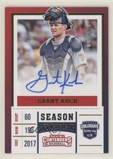 2017 Panini Elite Extra Edition USA Baseball Gold 16/100 Grant Koch Auto 0b2