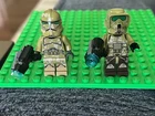 LEGO Star Wars Clone Trooper/Scout Trooper pair Minifigures w/weapons EXC