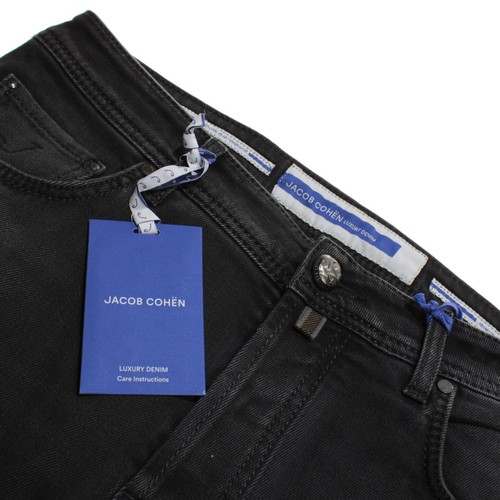 Jacob Cohen NWT 5 Pocket Denim Jeans Size 34 US Bard in Dark Gray Cotton Blend