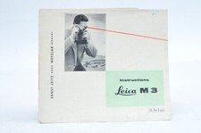 Leica M3 Instruction Manual