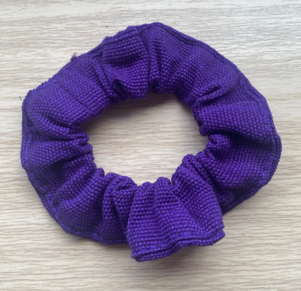 Scrunchie фиолетовый Гватемала ручной работы йога яркий новый Scrunchy волосы темно-синий хвост - Изображение 4 из 4