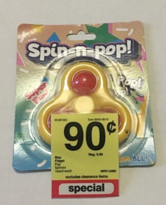 Spin N Pop (Fidget Spinner and Pop It Hybrid) Toy 