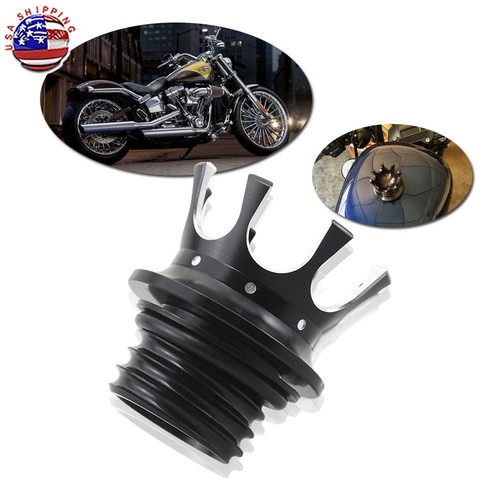 Black Fuel Gas Tank Oil Cap Cover For 