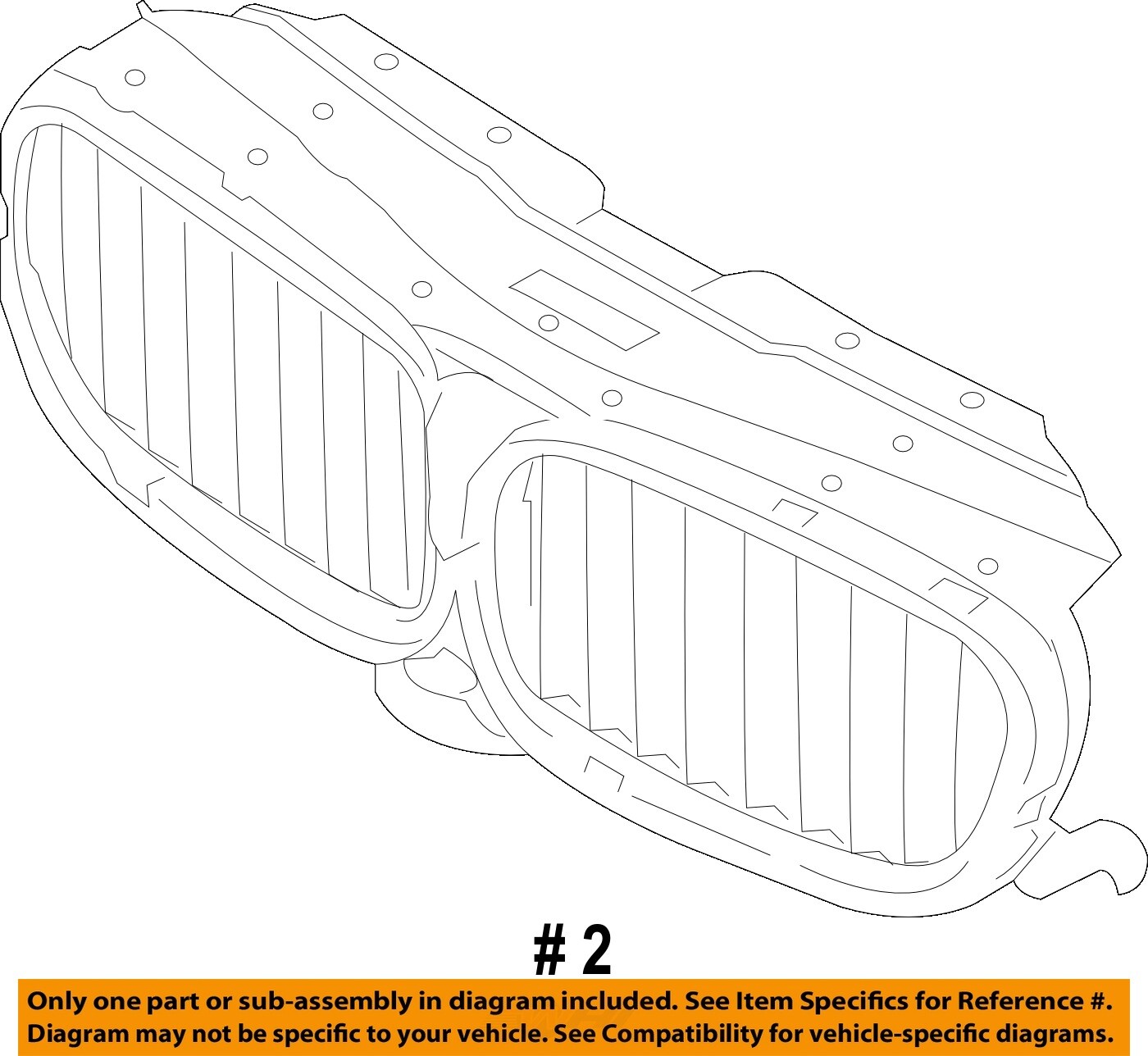 Genuine OEM Radiator Shutter Assembly for BMW 51747497279 for sale 