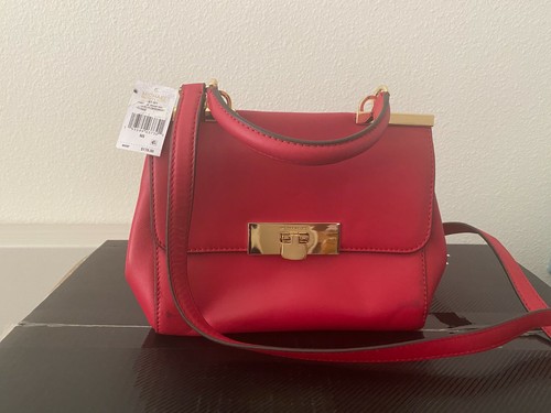 Michael Kors, Red Leather Crossbody Bag - New with tags! | eBay