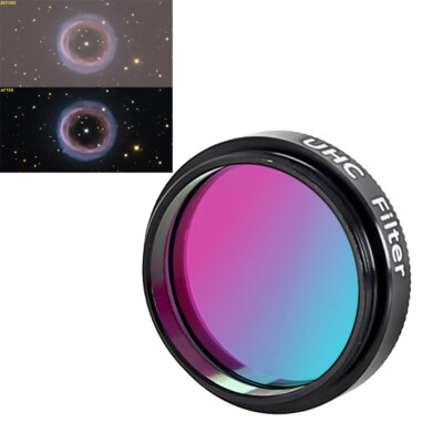 1.25'' UHC Filter Improve Image Contrast Reduce Light Pollution for Telescope