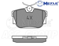 Meyle Bremsbelagsatz, Hinterachse Mit Antikratzplatte 025 232 2417/W
