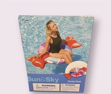 New 3 Sun  Sky Candy Float Chair Pool Relaxing Inflable Chair For Swimming Pool