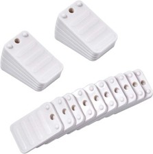 12 Pack Toilet Leveling Shims, Multi Purpose Plastic Shims for White