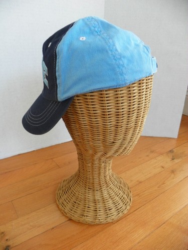 VINTAGE NIKE BASEBALL STYLE CAP UNISEX HELLBLAU NAVY VERSTELLBAR TRUCKER 2009 - Bild 5 von 5