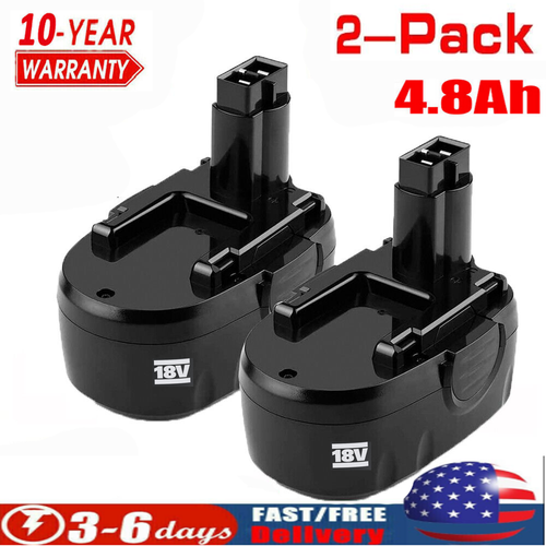 2Pack 4.8Ah For Worx WA3152 18V Battery WA3127 WG150 WG152 WG153 WG250 Cordless
