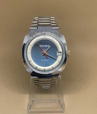 Poljot 2614. Vintage original Soviet mechanical stylish watch from the 1970s