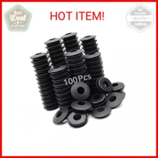 100pcs Glad Hand Seals Rubber Truck Gladhand Seals Black Polyurethane Seal Washe
