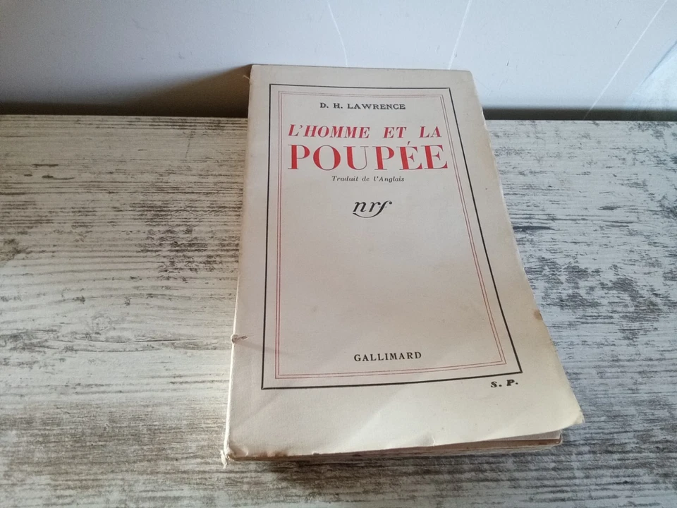 D.H. LAWRENCE -L'HOMME ET LA POUPÉE- 1933-ÉDITION ORIGINALE.SERVICE DE PRESSE. - Photo 1/4