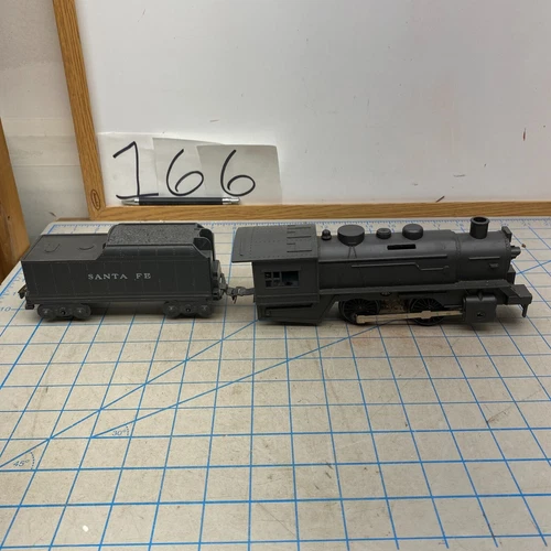 Marx Wind-up Toy Train "O" Gauge &  Coal Hopper Vintage NO KEY