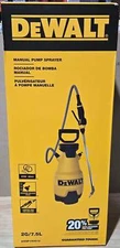 Dewalt 190612 2 Gal Manual Pump Sprayer New Gallon Garden Lawn Deck