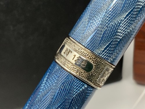 AURORA St. Petersburg Guilloché Flamé Limited Edition #128 Rollerball Pen (READ) - Picture 10 of 20