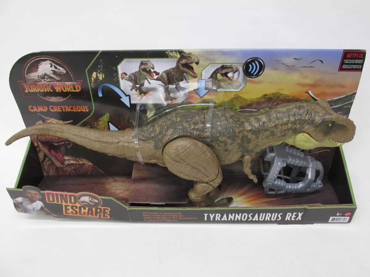 Soldes Mattel Jurassic World Stomp 'N Escape Tyrannosaurus Rex