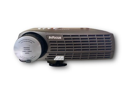 InFocus LP70+ Mobile DLP DVI Video Projector with AV Cables Tested