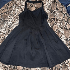 Tiny little black dress halter size S