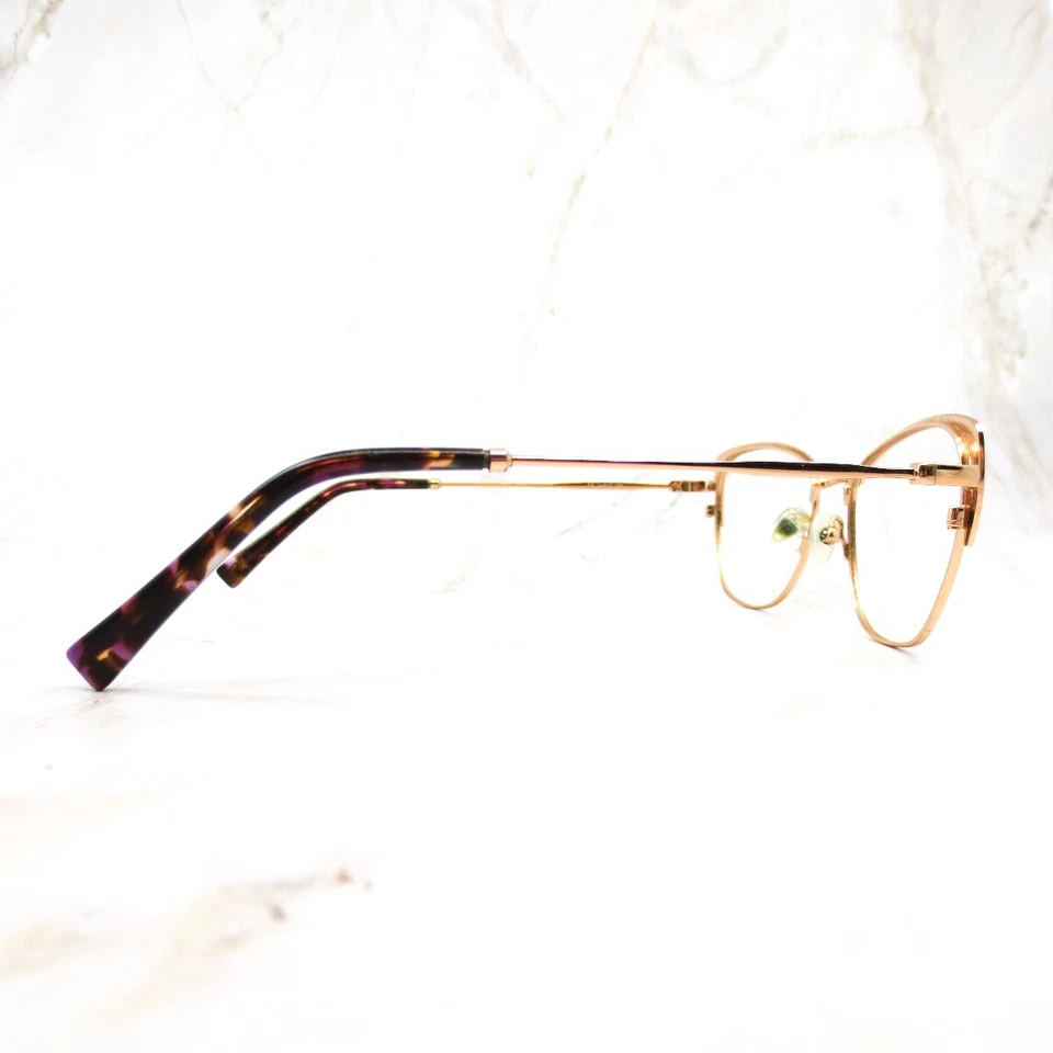 Marco de gafas Oscar De La Renta OSL734-505 para mujer borgoña ojo de gato 54-17-140 Foto 3 de 4