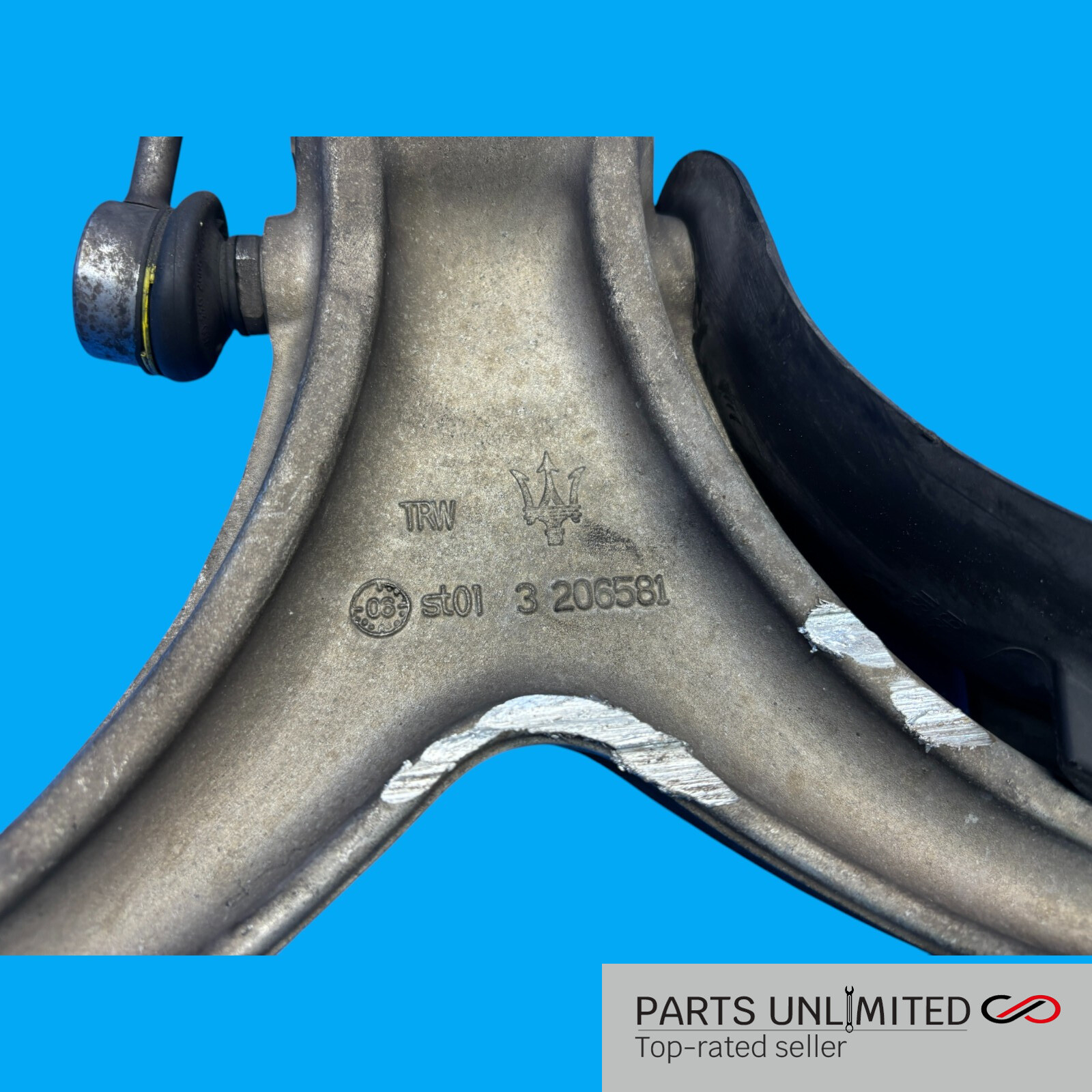 03-08 Maserati Quattroporte M139 OEM Front Right Pass. side lower control arm