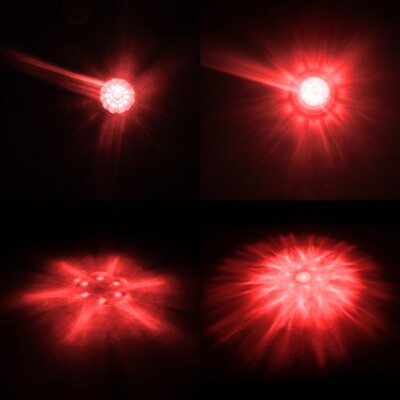Legendary 3-1/2 Inch Watermelon Light, SS Curved Bezel-Red LED