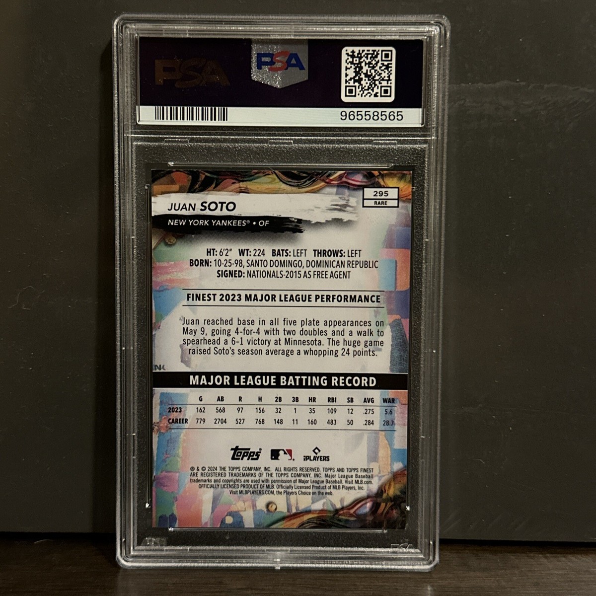 2024 Topps Finest Baseball Juan Soto Superfractor 1/1 | eBay