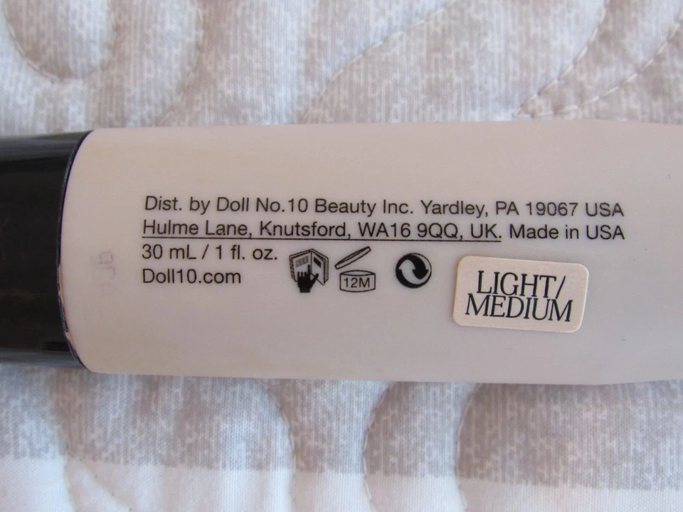 Base HydraGel Doll 10 1oz Hecha en Italia Cobertura Completa Elige Tono Nueva con Etiquetas Foto 4 de 4