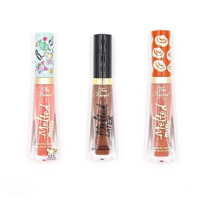 Too Faced Melted Matte Liquified Matte Long Wear Lipsticks - Choose your color!